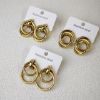 Picture of Vintage-Ins double open hoops—bold gold statement