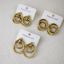 Picture of Vintage-Ins double open hoops—bold gold statement