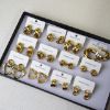 Picture of Vintage-Ins double open hoops—bold gold statement