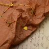 Picture of Star-moon-heart necklace & geometric beaded anklet