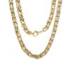 Picture of 6mm Byzantine-style Cuban link chain