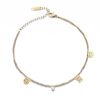 Picture of Titanium double anklet—diamond sparkle, zero fuss