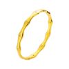 Picture of Titanium-steel bangle with micro-paved