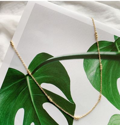 Picture of Euro Minimalist Rose-Gold Plated Clavicle Chain