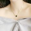 Picture of Titanium Four-Leaf Clover Necklace