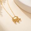 Picture of Euro-minimalist sunflower pendant—new-season essential