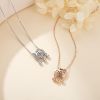 Picture of Euro-minimalist sunflower pendant—new-season essential