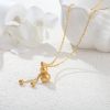 Picture of 18K Gold-Plated Titanium “Mini Gold Bar” Necklace