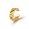 Picture of Vintage asymmetric titanium-steel ring