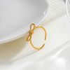 Picture of Stainless-steel knot ring—fade-proof, open-band, mix-and-match