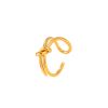 Picture of Stainless-steel knot ring—fade-proof, open-band, mix-and-match