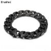Picture of 316L stainless steel polished dopamine color cuban chain