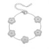 Picture of Titanium-steel lucky five-leaf pendant bracelet set