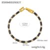 Picture of Chic Multicolor Zircon Bar Bracelet – 18K Gold-Plated Stainless Steel