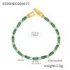 Picture of Chic Multicolor Zircon Bar Bracelet – 18K Gold-Plated Stainless Steel