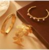 Picture of 18K Gold-Plated Free Lightweight Textured Bangles
