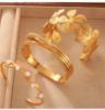 Picture of 18K Gold-Plated Free Lightweight Textured Bangles