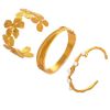 Picture of 18K Gold-Plated Free Lightweight Textured Bangles