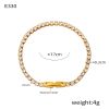 Picture of French quiet-luxury bracelet—titanium steel with vivid colored zircons