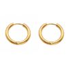 Picture of Stainless-Steel Geometric Plain-Hoop Earrings