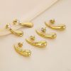 Picture of Micro-pavé steel droplet stud—minimal, brilliant