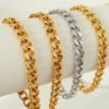Picture of Euro-American trend luxe hip-hop Cuban link chain in stainless steel