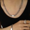 Picture of Euro-American trend luxe hip-hop Cuban link chain in stainless steel