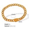 Picture of Euro-American trend luxe hip-hop Cuban link chain in stainless steel