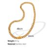 Picture of Euro-American trend luxe hip-hop Cuban link chain in stainless steel