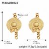 Picture of Bow-Tie & Cap-Chain Dangle Earrings – Stainless Steel