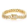 Picture of Euro&US hot-sale 9 mm single-row zirconia hip-hop Cuban link bracelet