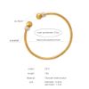 Picture of Threaded-zircon luxe fade-proof titanium-steel bangle for hip-hop