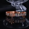 Picture of Euro&US-hip-hop luxe snowflake bangle with zircon crystals
