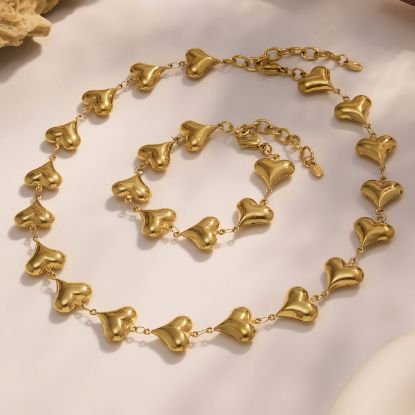 Picture of Hand-Formed Stainless Steel Heart Necklace