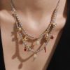 Picture of Hand-Set Four-Leaf Clover Pendant – Full Pavé Zircon Charm