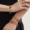 Picture of Cherry-Red Enamel & Zircon Pendant Necklace