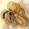 Picture of Euro&US Chic wid-face torque titanium-steel snakelike bangle