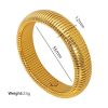 Picture of Euro&US Chic wid-face torque titanium-steel snakelike bangle