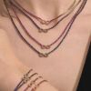 Picture of Figure-Eight Zircon Stainless-Steel Necklace – Infinite Spark