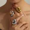 Picture of Stainless-Steel Bead Ring – Minimalist Sphere Statement