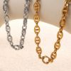 Picture of Euro&US streetwear punk-hip-hop necklace & bracelet set in titanium steel