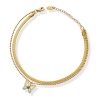 Picture of Vacuum-Plated Butterfly Anklet – 18K Gold on Stainless Steel