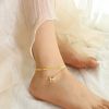 Picture of Vacuum-Plated Butterfly Anklet – 18K Gold on Stainless Steel