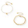 Picture of Heart-Engraved Titanium Anklet – Vacuum 18K Gold Plated