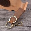 Picture of Hand-Stitched Leather Car Keychain