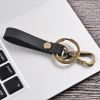 Picture of Hand-Stitched Leather Car Keychain